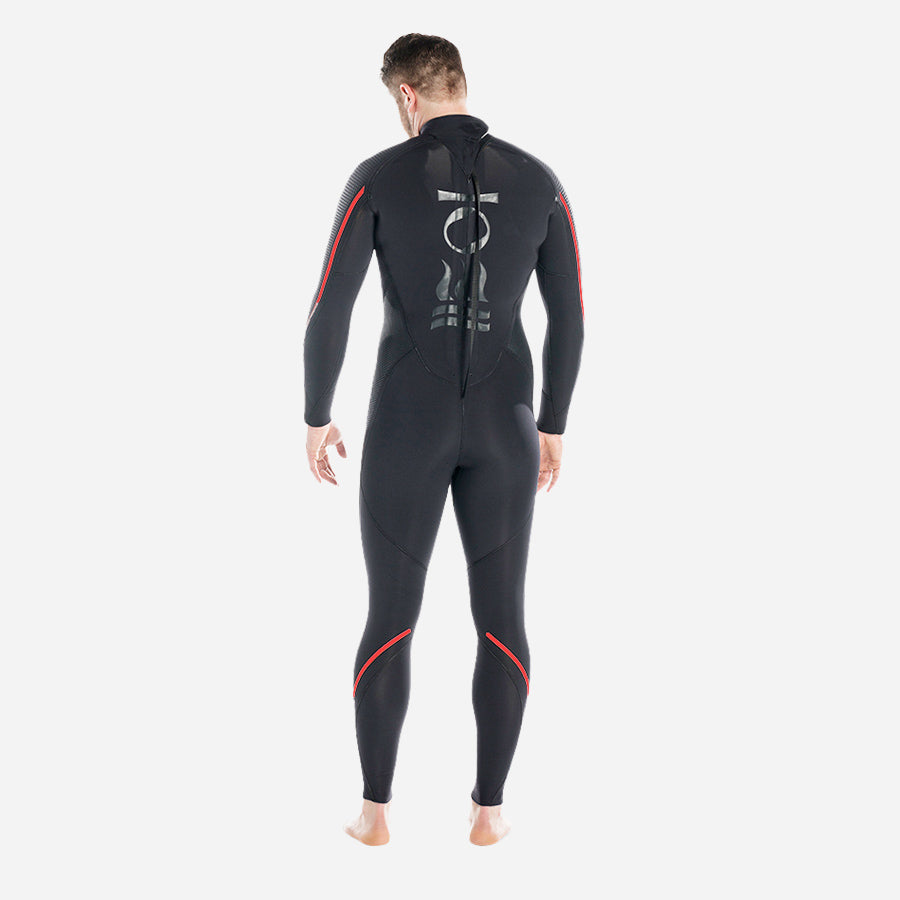 Fourth Element Men's 5mm Proteus II Wetsuit, back view