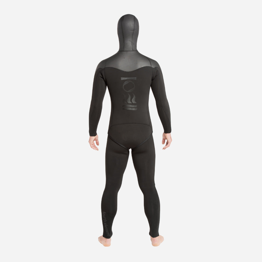 Fourth Element RF2 Men’s Cold Water Freediving Wetsuit 6/5/4mm, back view