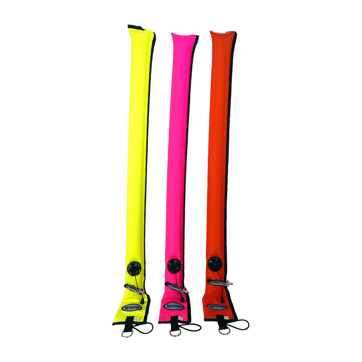 Halcyon 3.3 ft Closed-Circuit DAM in yellow, pink and orange