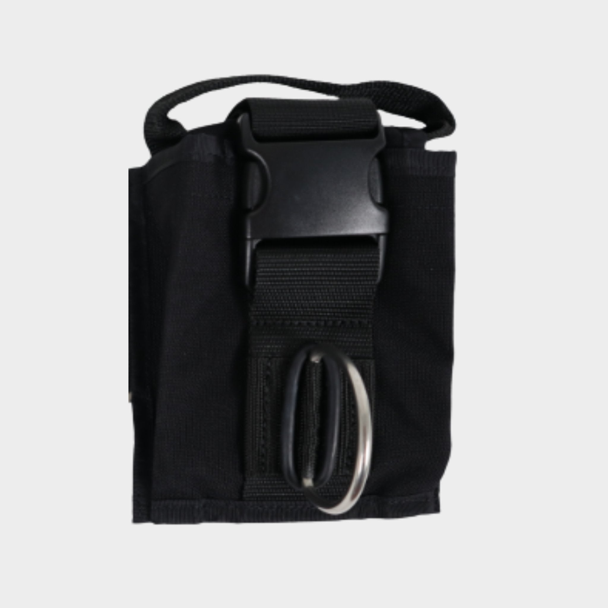 Halcyon weight pocket with the D-ring held by the EPDM retaining O-ring