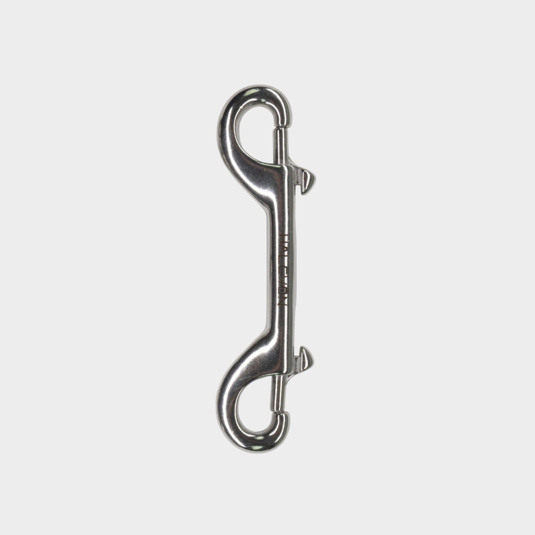 Halcyon Double Ender stainless steel bolt snap, side view