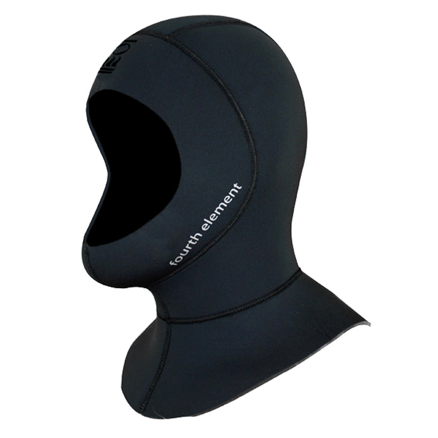 Fourth Element 7mm Cold Water Hood, worn by a diver