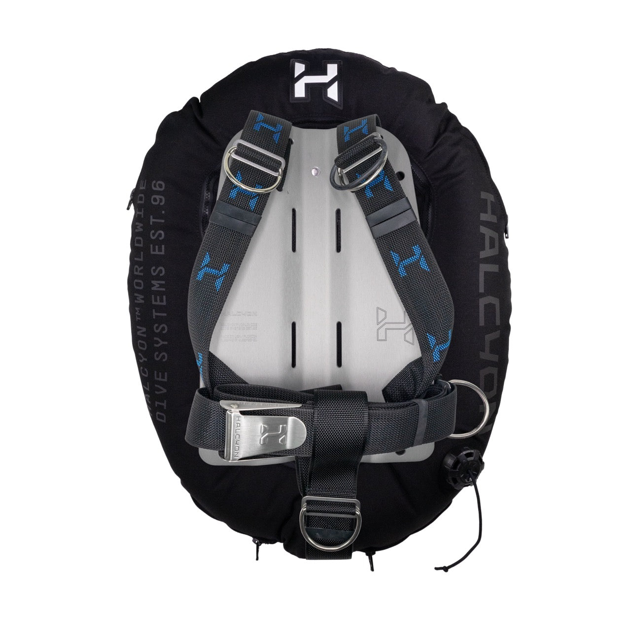 Halcyon Standard Single Cylinder BC System, angled view