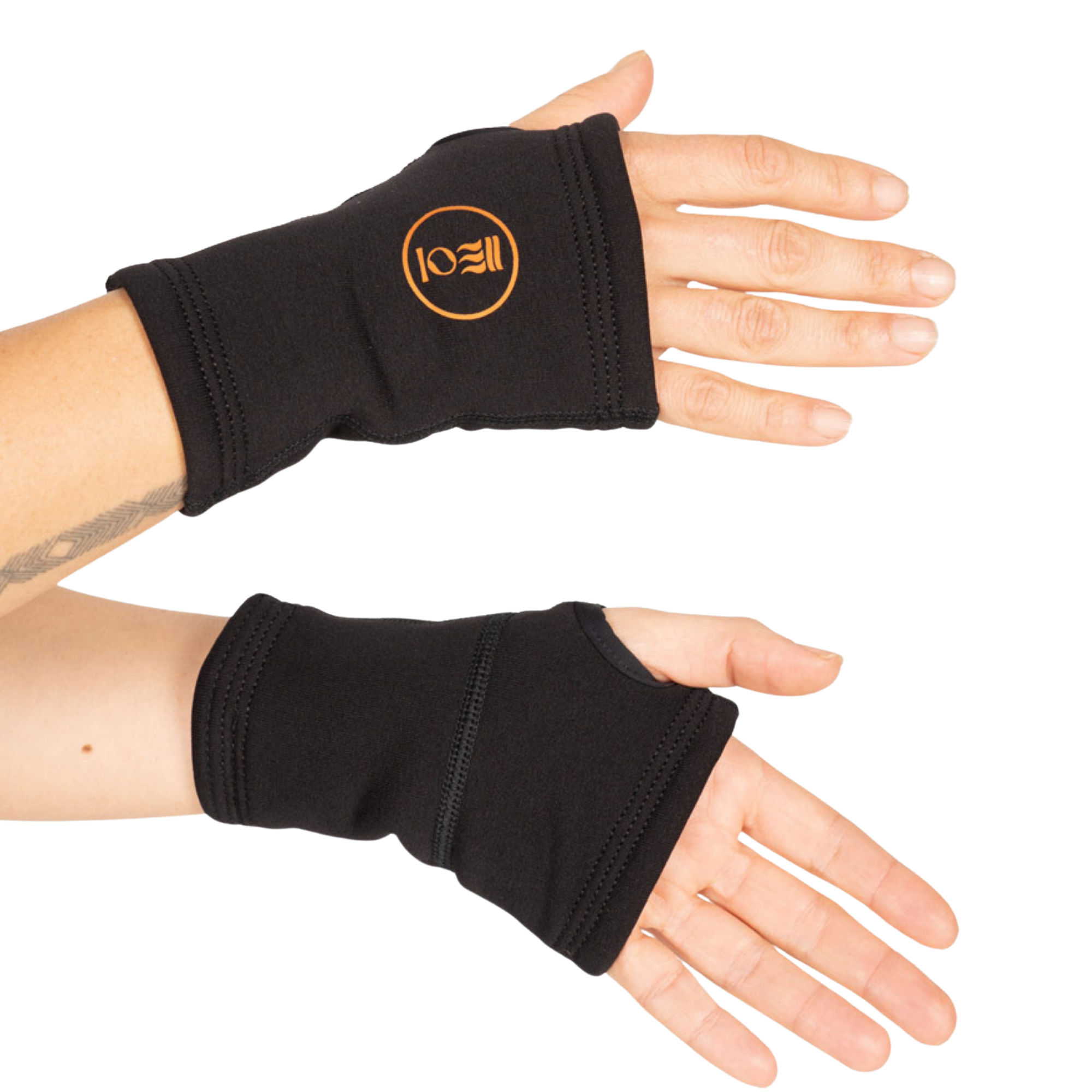 Fourth Element Xerotherm Wrist Warmer, worn by a diver