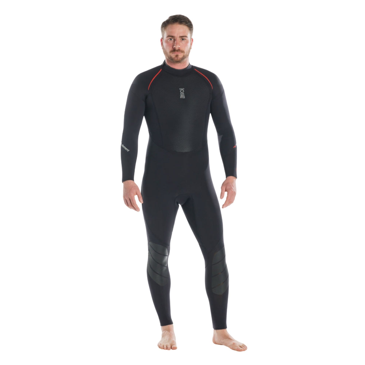 Fourth Element Men’s Proteus II 5mm Wetsuit – black thermal scuba wetsuit with Hydrolock seals for temperate-water diving