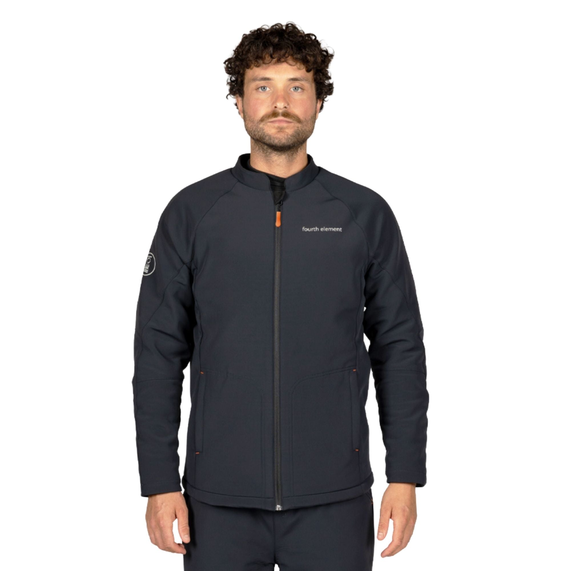 Fourth Element Men’s Arctic X Top – black thermal drysuit undersuit jacket for technical scuba, extended and cold-water diving