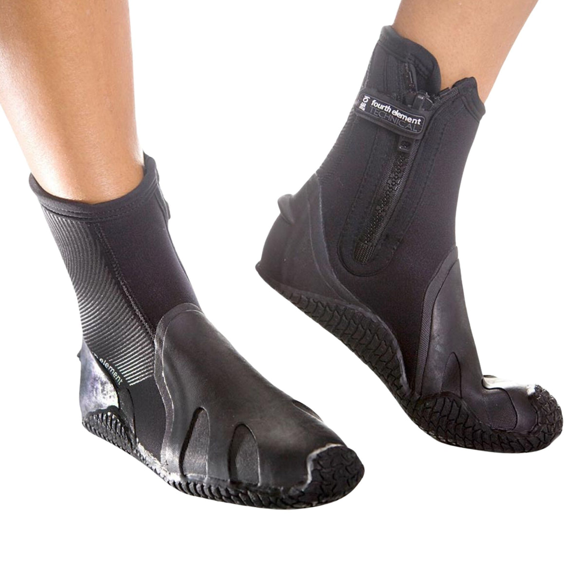 Fourth Element Pelagic Boots – 6.5mm neoprene scuba diving boots with ergonomic footbed, grippy sole and fin strap retainer