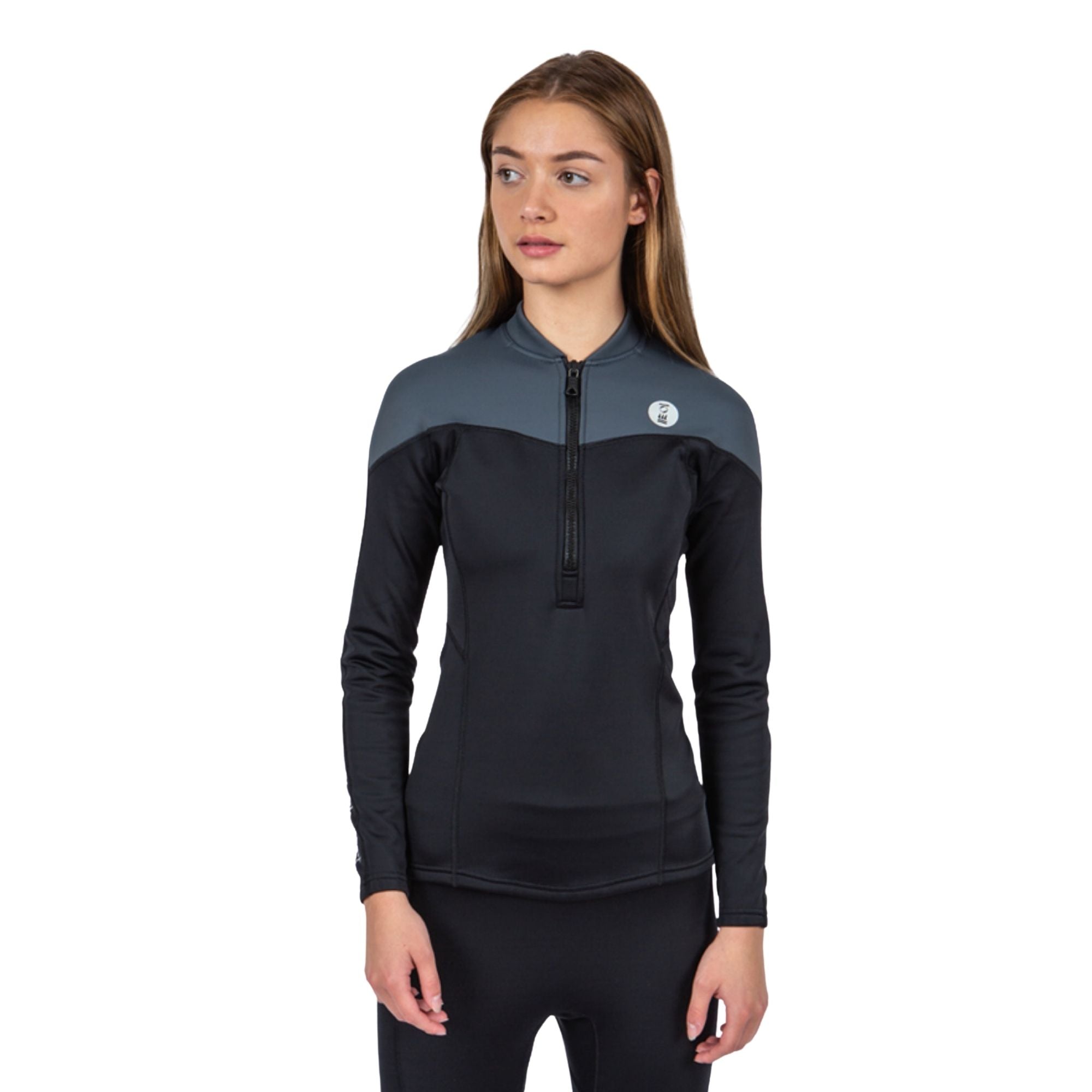 Fourth Element Women’s Thermocline Long Sleeve Top – neoprene-free thermal top for warm-water scuba diving, freediving and watersports