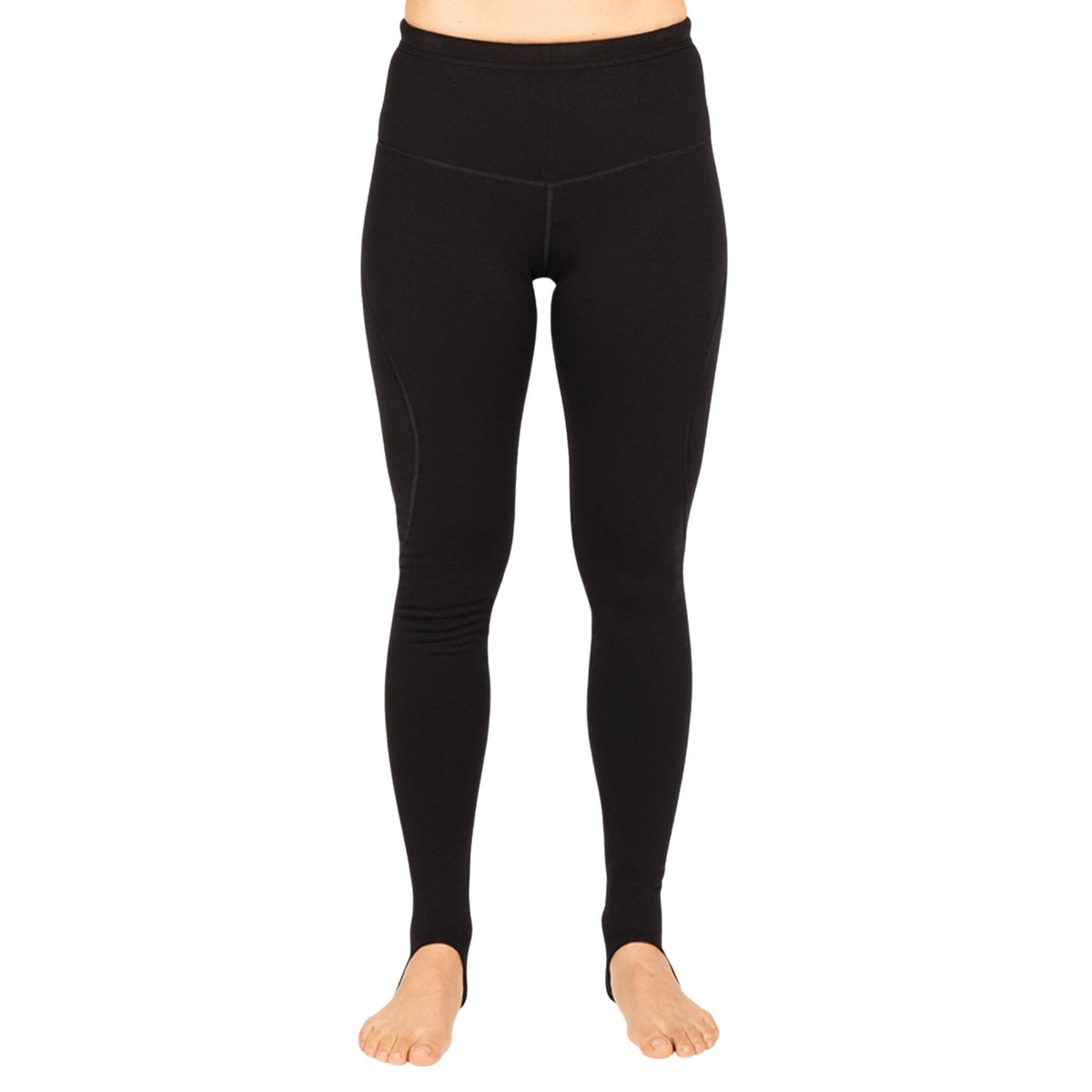 Fourth Element Women’s Xerotherm Leggings – black Polartec thermal drysuit base layer for scuba, technical and cold-water diving
