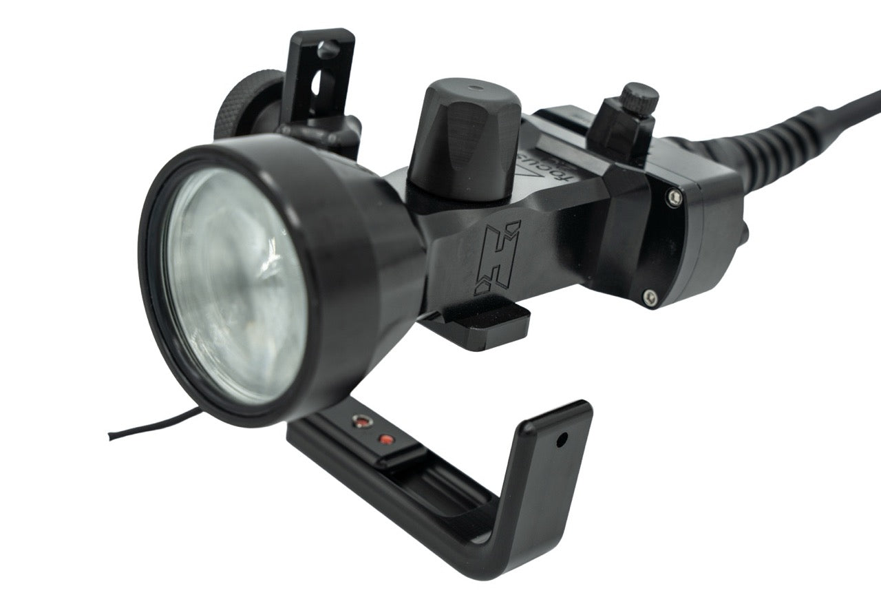 Black Halcyon 2.0 Light Head with Halcyon logo on white background