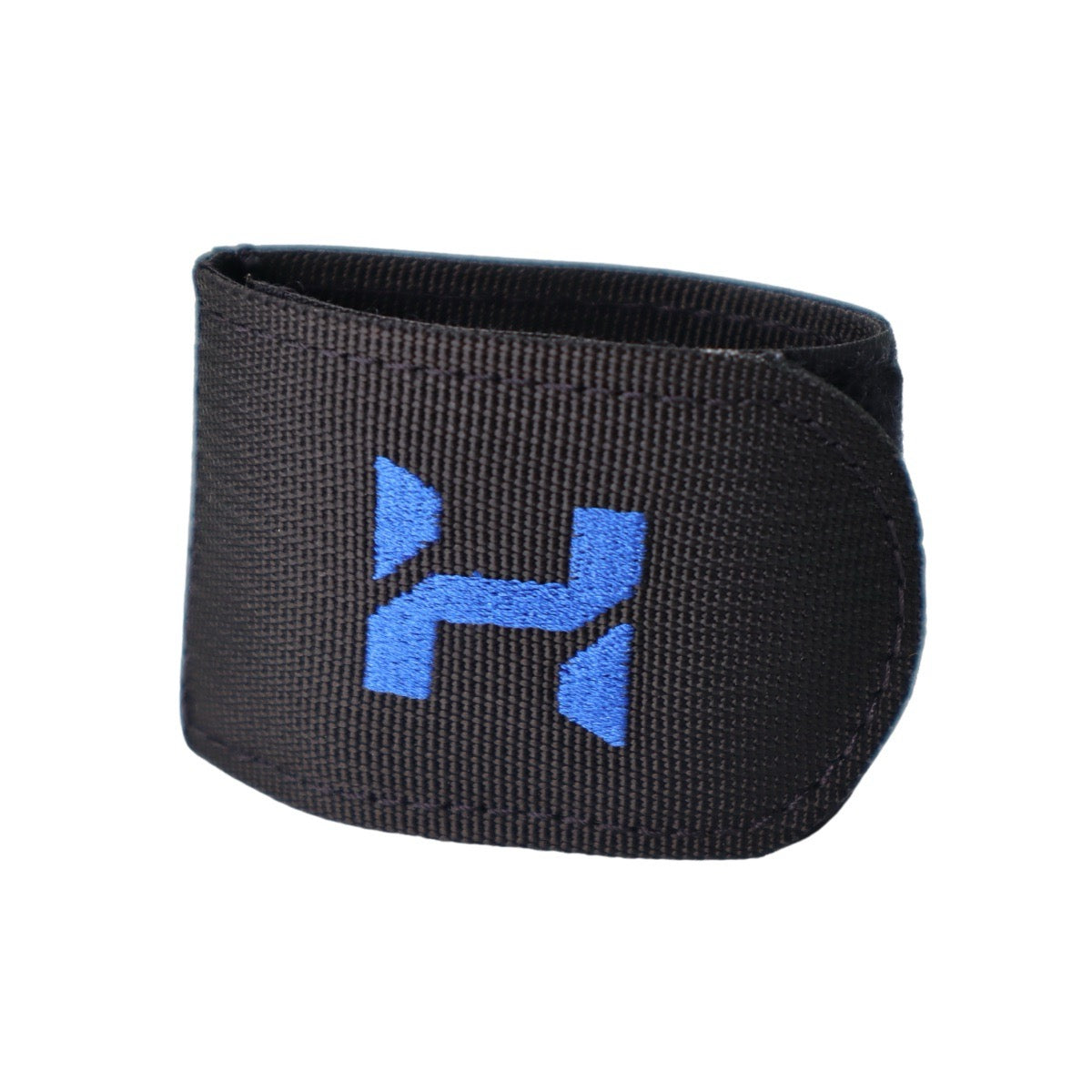 Black and Blue Halcyon Hose Retainer for JJ CCR on white background