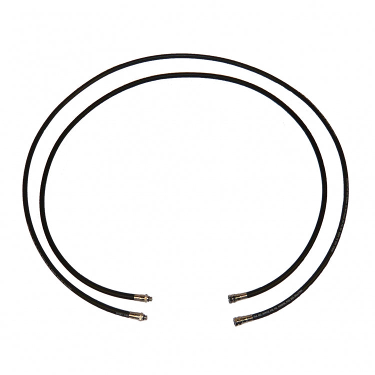 Black Regulator Primary Hose from Halcyon for scuba diving on white background