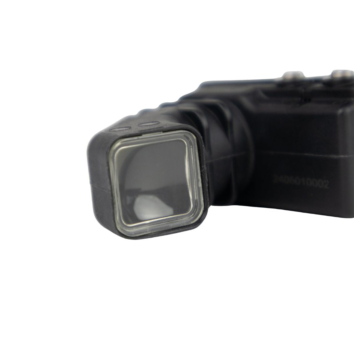 A black Halcyon Symbios HUD on white background