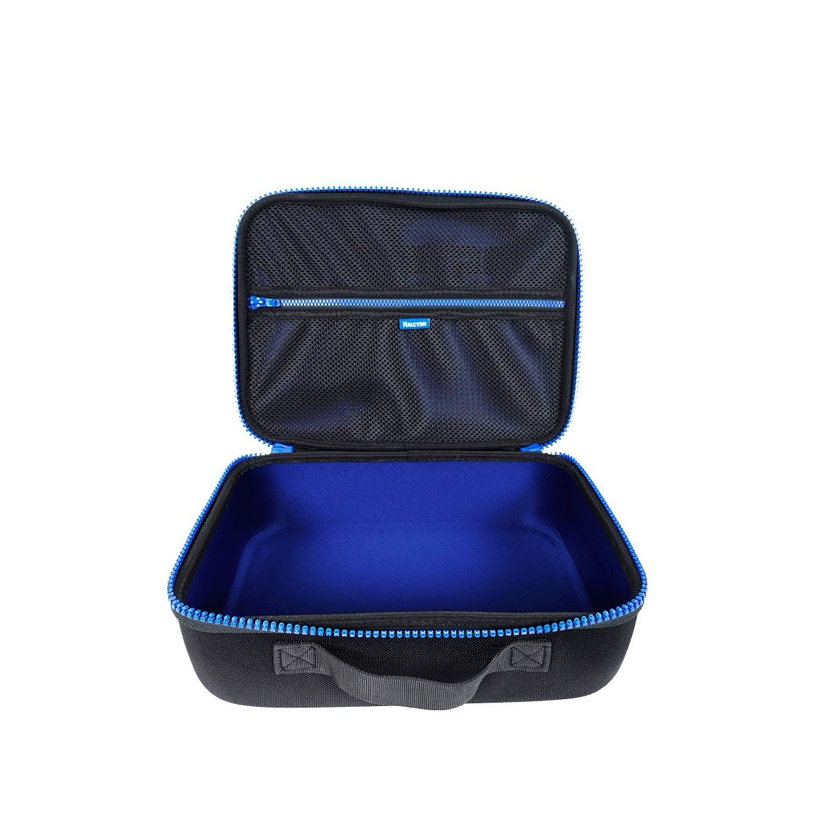 Halcyon Voyager Case empty and open, product image on white background, ideal for scuba diving