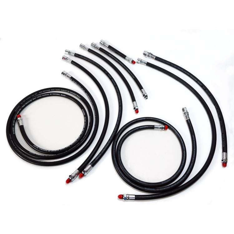 Halcyon Student JJ Configuration Hose Kit, all hoses laid out