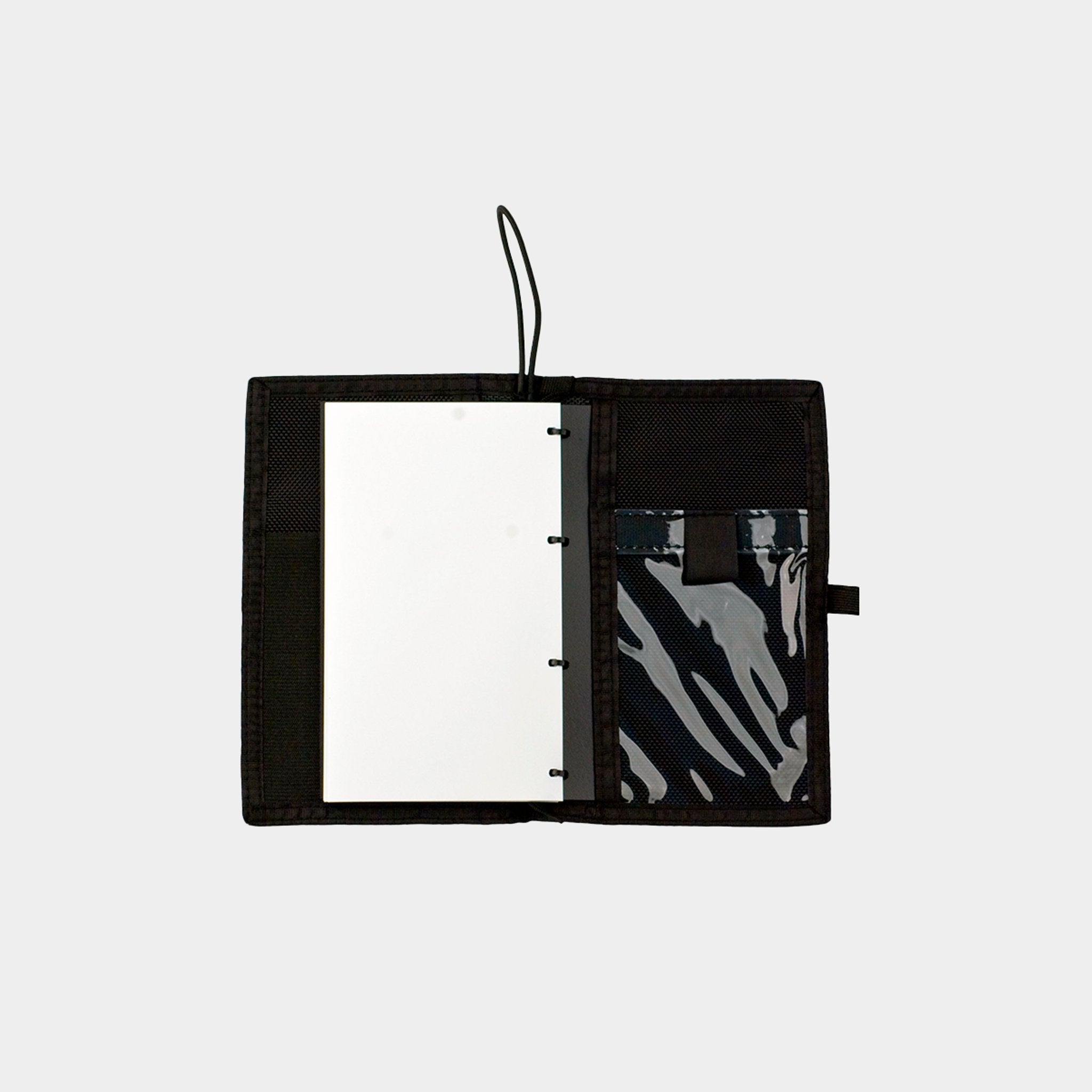 Halcyon Diver's Notebook opened with the waterproof paper refill