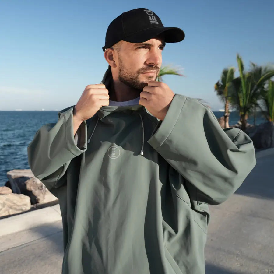 Fourth Element Cap Black, worn by a diver