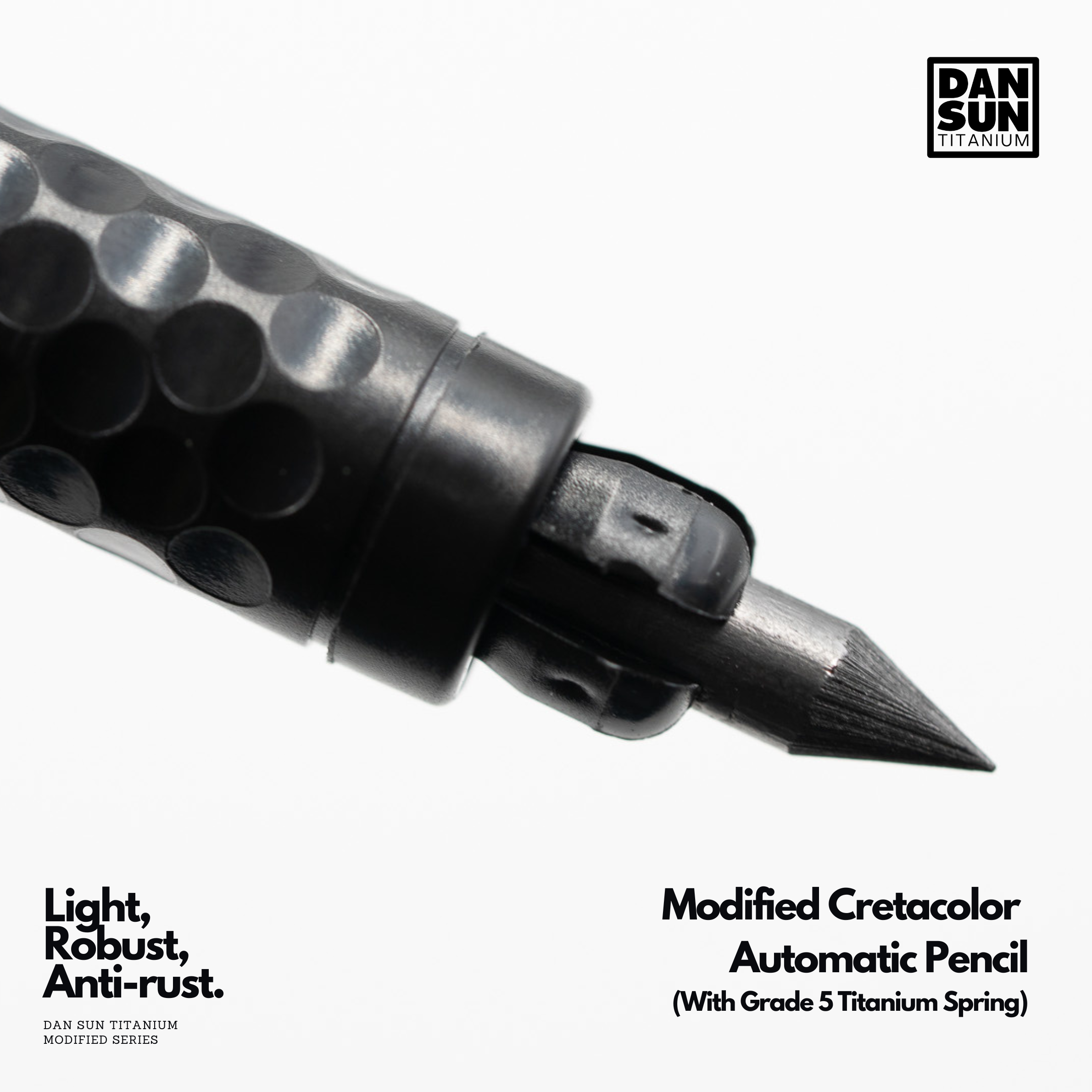 5.6 mm lead in the automatic pencil, close-up