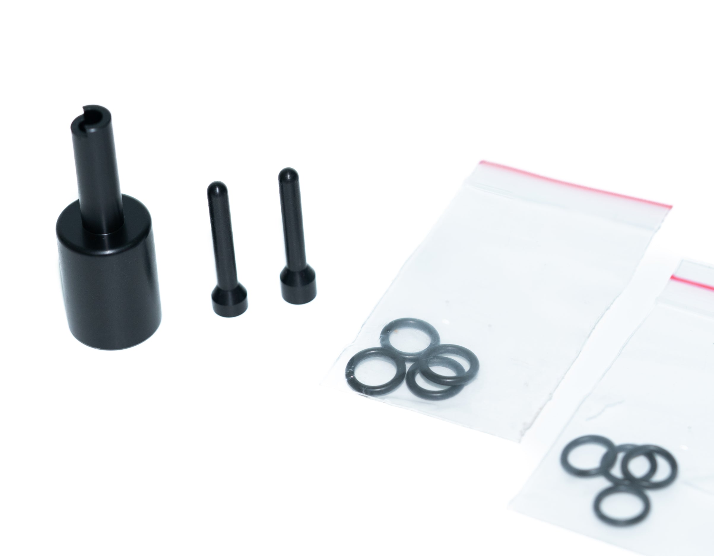 LP inflator o-ring tool set with spare o-rings