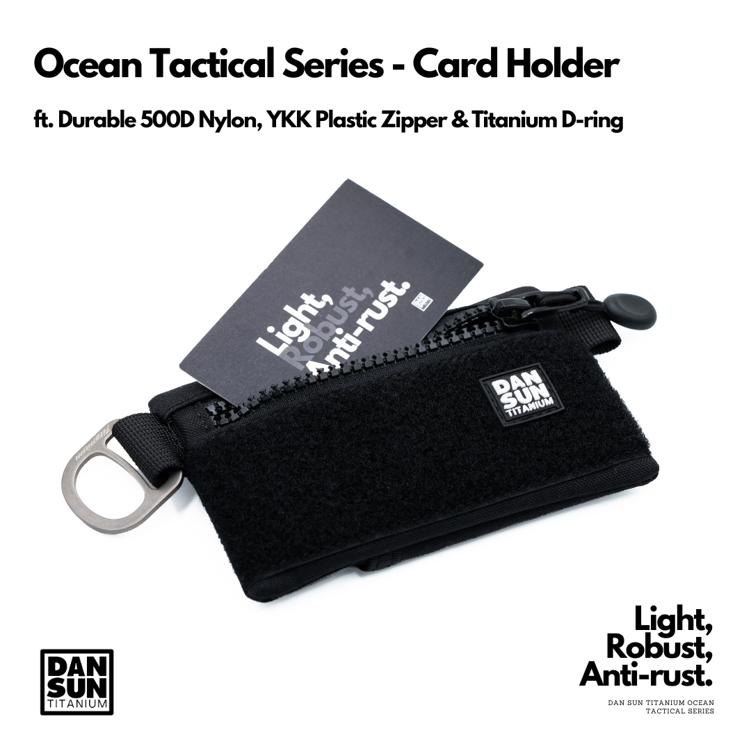 DanSun Ocean Tactical Series Card Holder with titanium D-ring