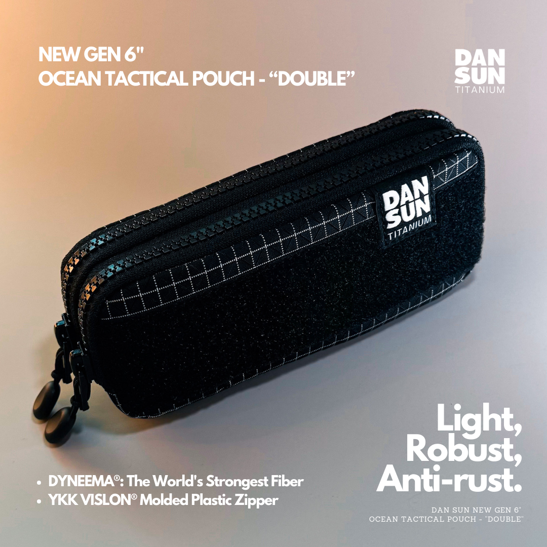 DanSun Ocean Tactical Pouch DOUBLE in black Dyneema