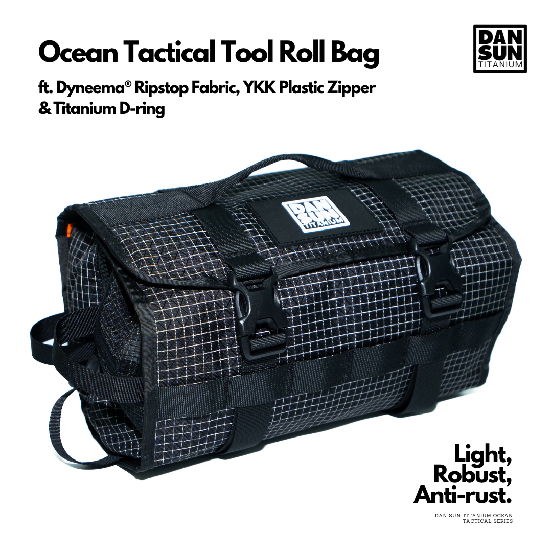 DanSun Ocean Tactical Tool Roll, rolled up