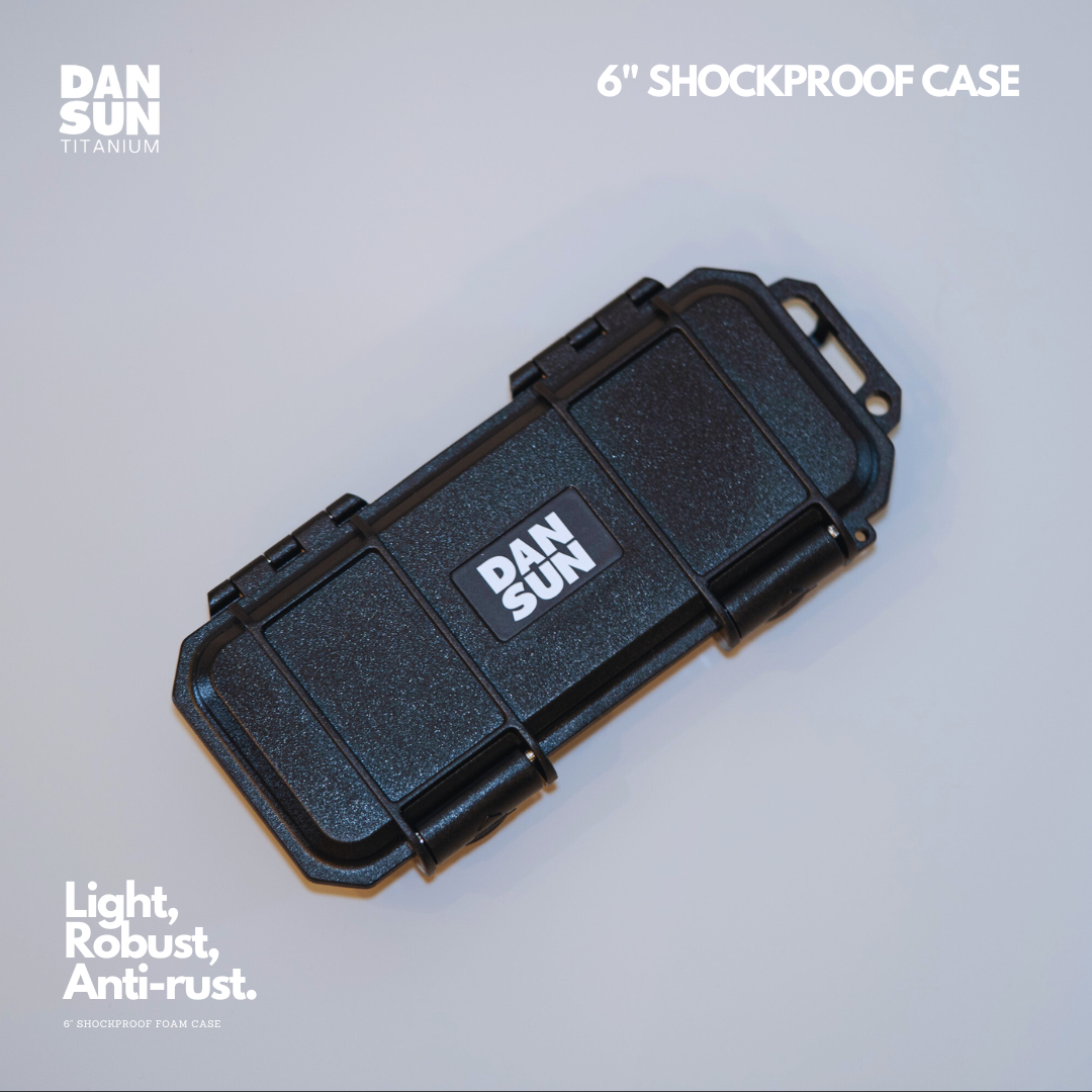 Black DanSun shockproof case, top view
