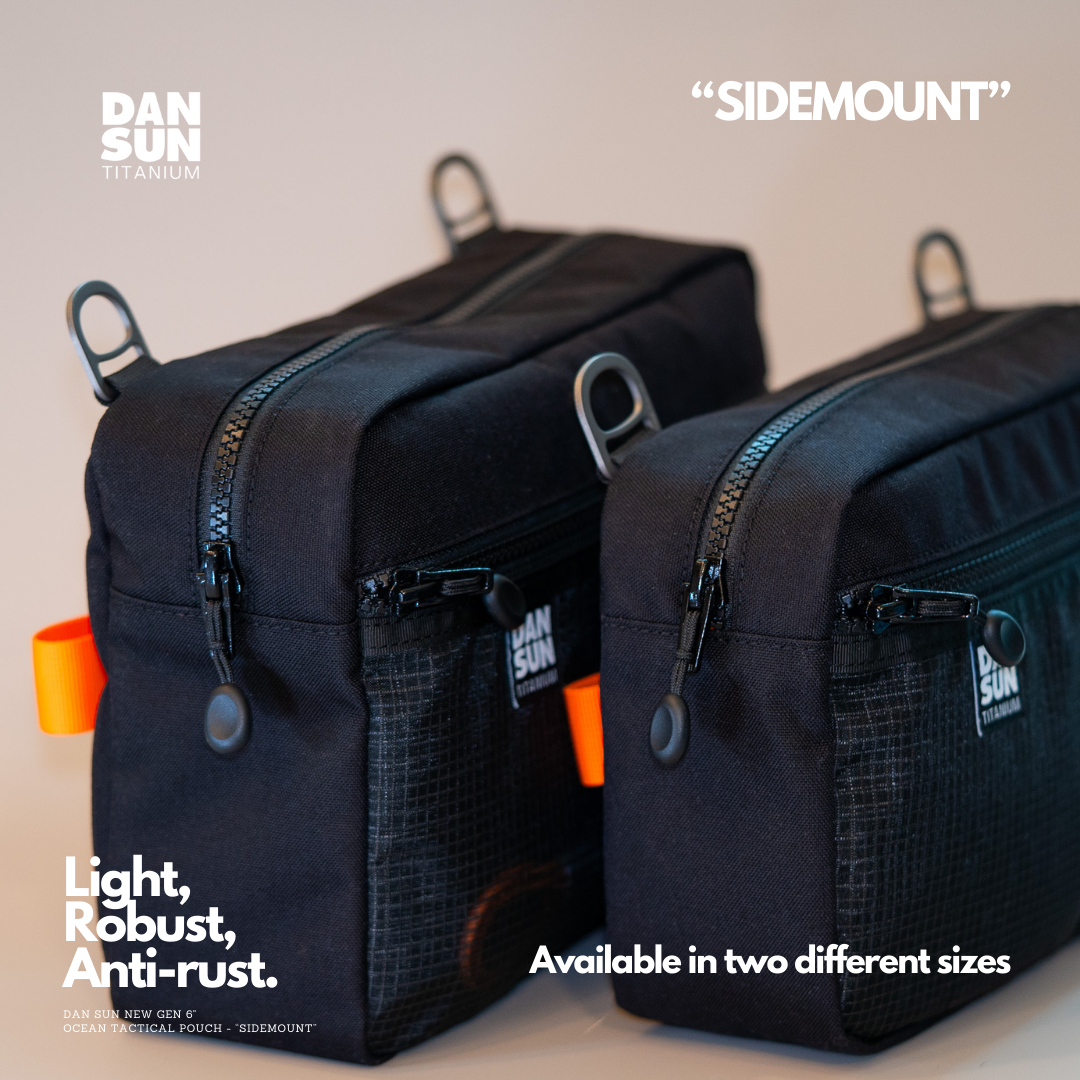 SIDEMOUNT pouch in two sizes
