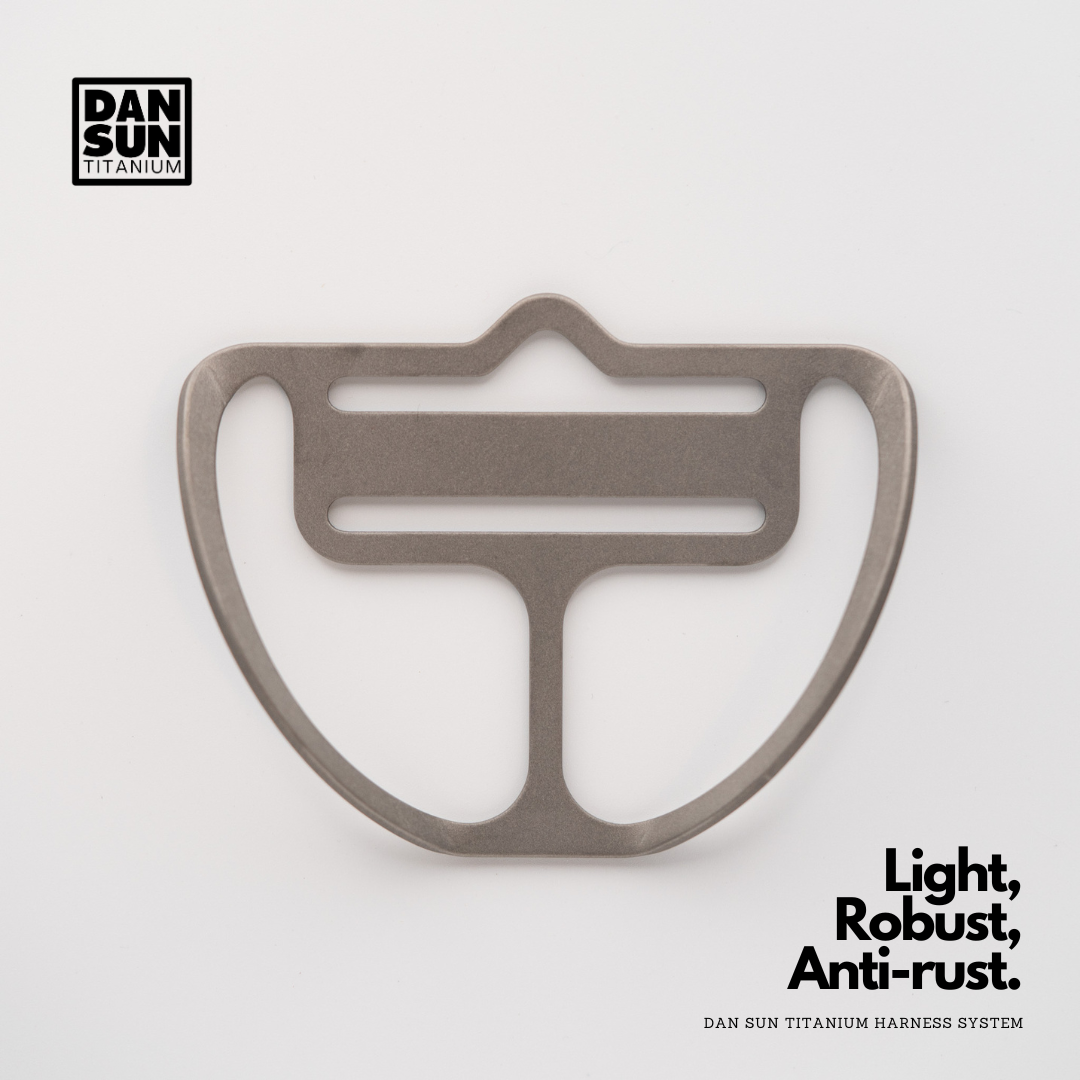 DanSun titanium double port tri-glide with D-ring