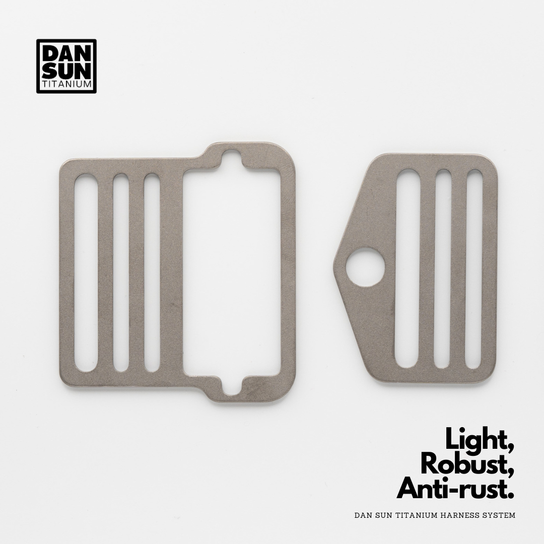 DanSun titanium quick release waist buckle, two parts
