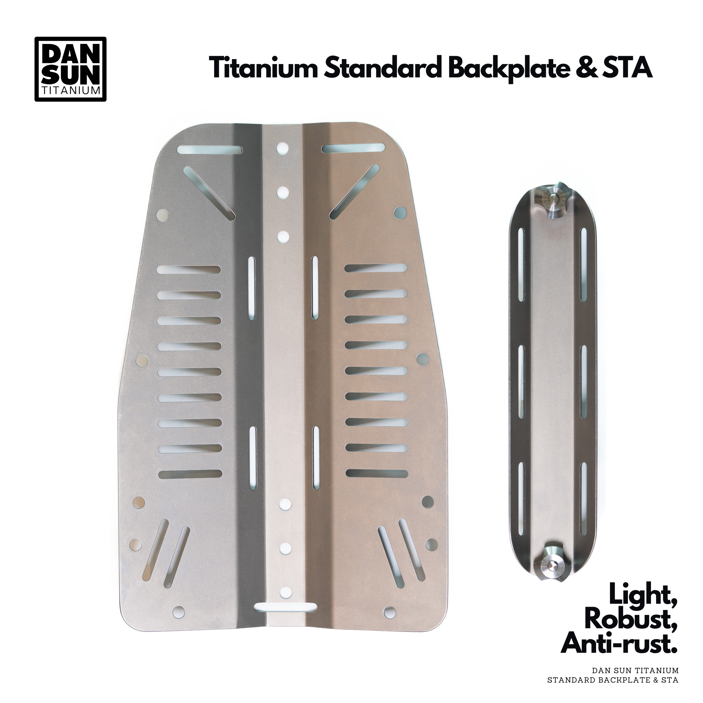 DanSun titanium standard backplate and STA