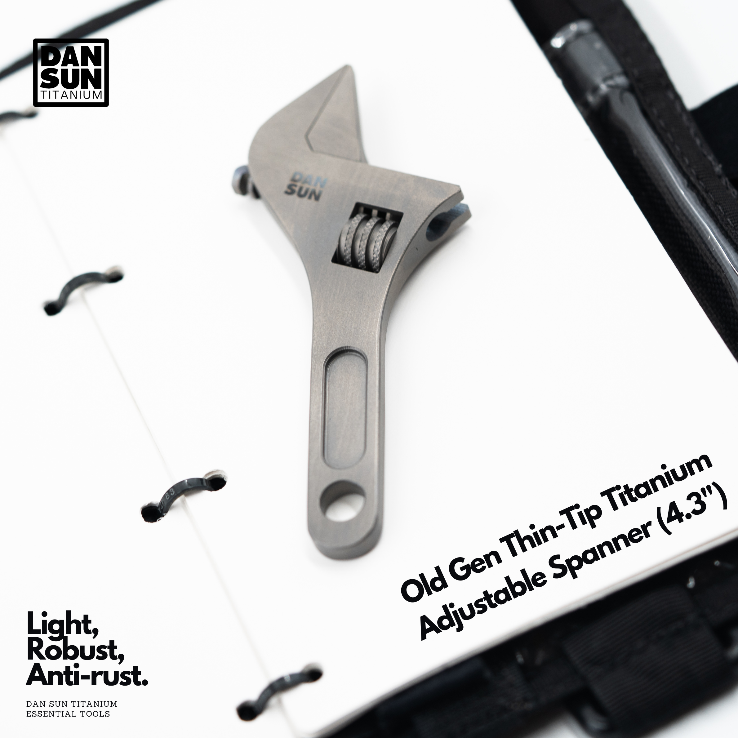 Thin-tip titanium spanner in wetnotes