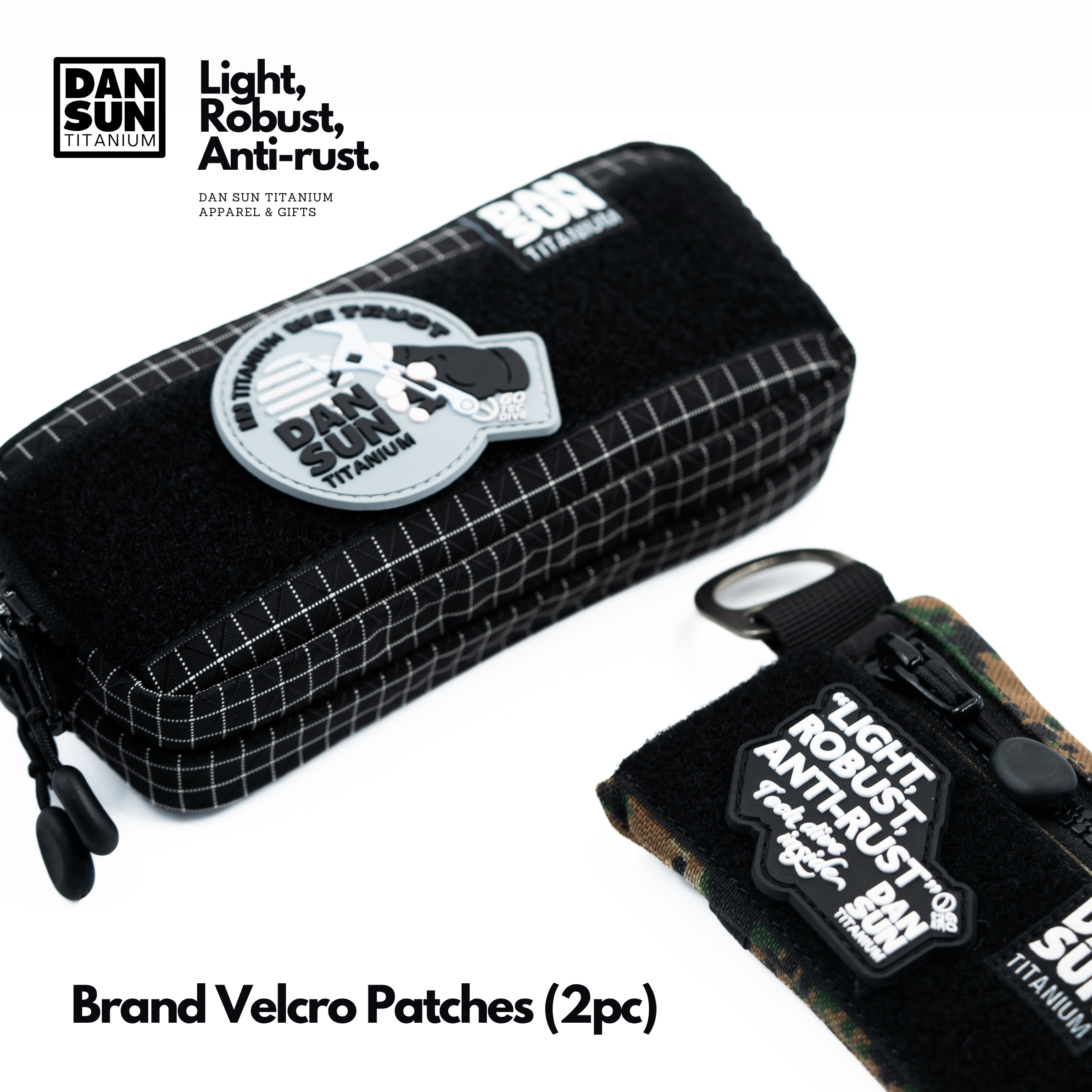 DanSun Velcro patches on Ocean Tactical pouches