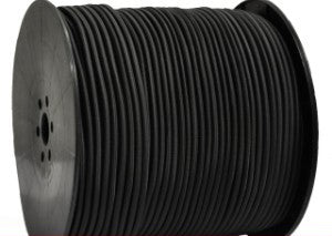 Black 4 mm bungee cord