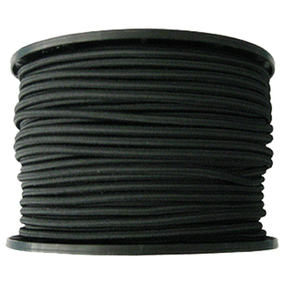 Dluxe black 5 mm bungee cord on a spool