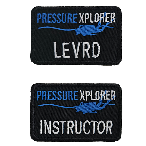 Drysuit patches LEVRD and INSTRUCTOR