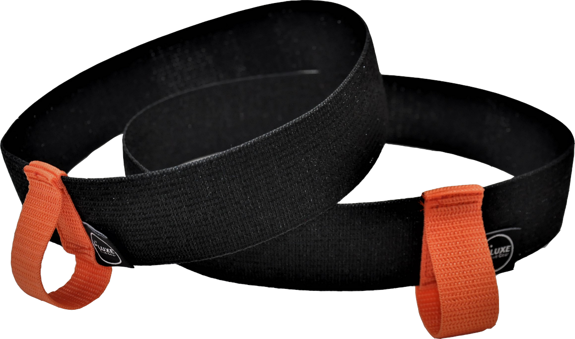 Dluxe EVO tank strap with orange tab
