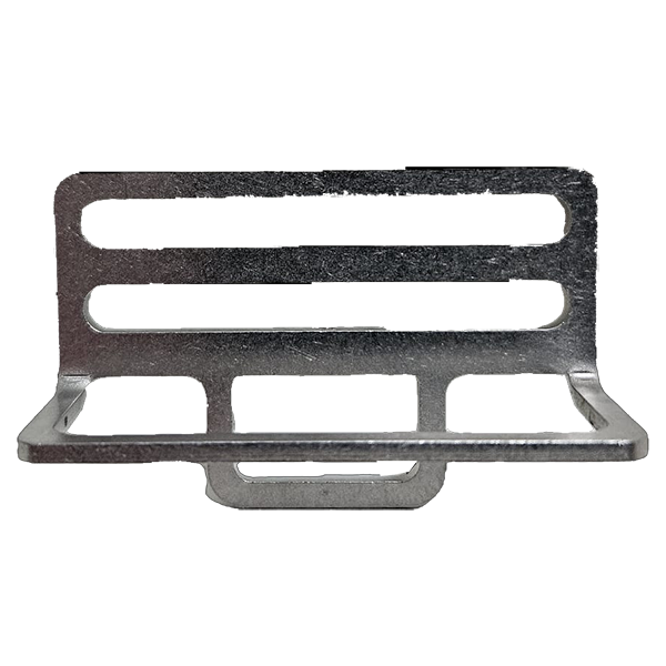 Fixed D-ring plate, angled view