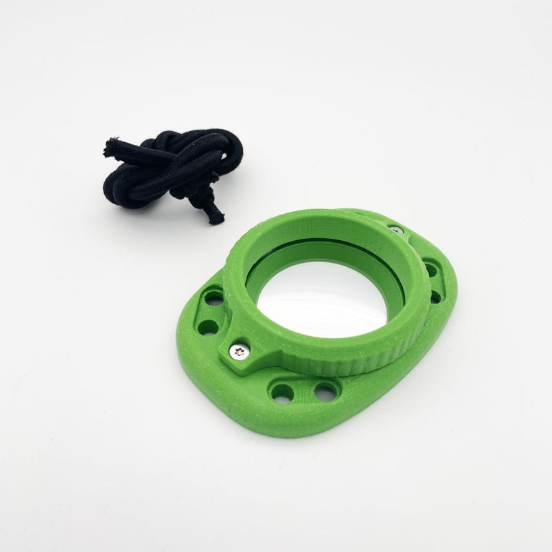 Green NAMMU TECH hand mirror