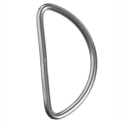Dluxe low profile stainless steel D-ring