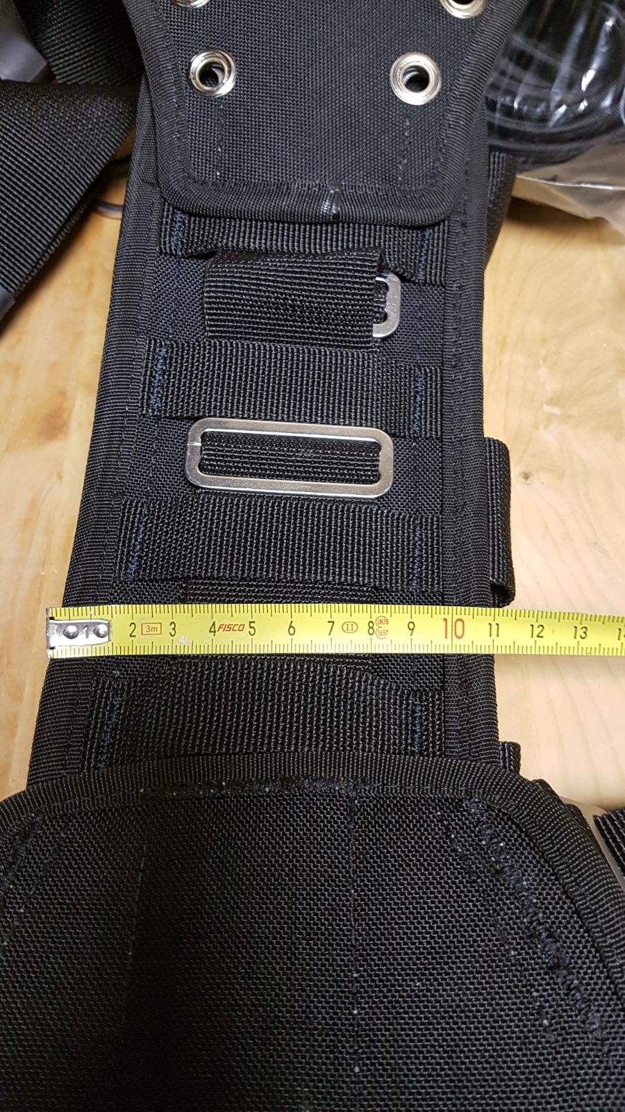 Measuring the weight system to choose the clamp size