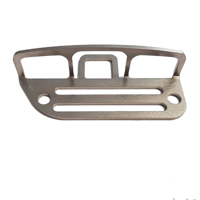 Dluxe stainless steel sidemount split chest ring, left side