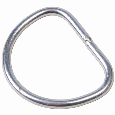 Dluxe straight stainless steel D-ring
