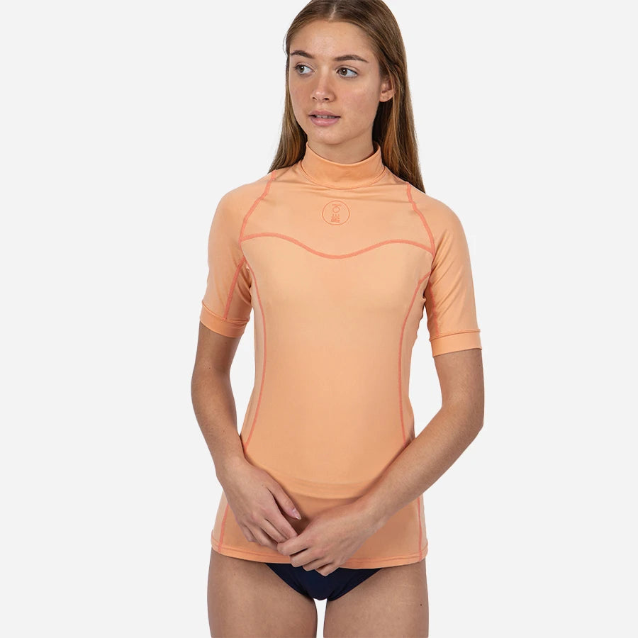 Fourth Element Women's Short Sleeve Hydro-T, Coral