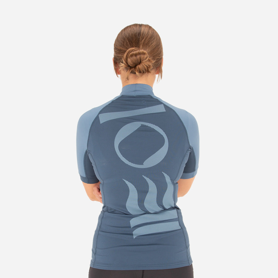 Fourth Element Women's Short Sleeve Hydro-T, Ocean Blue, photo 3