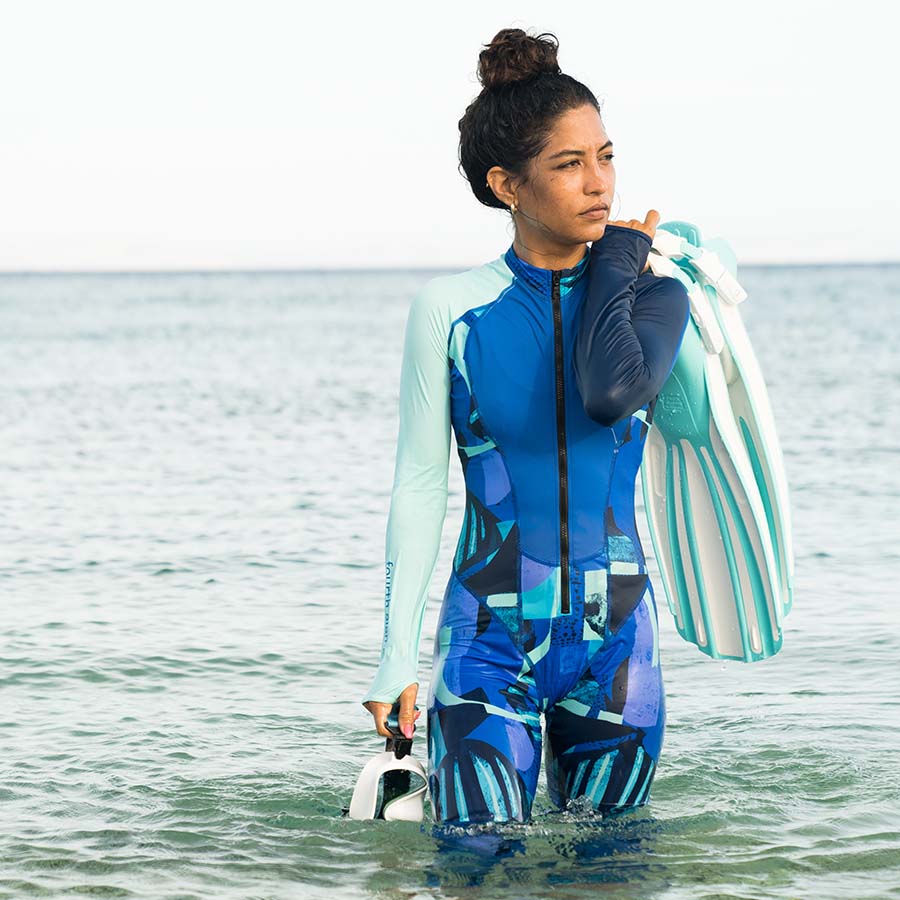 Fourth Element Women's Fin Hydrosuit, Blue, photo 2