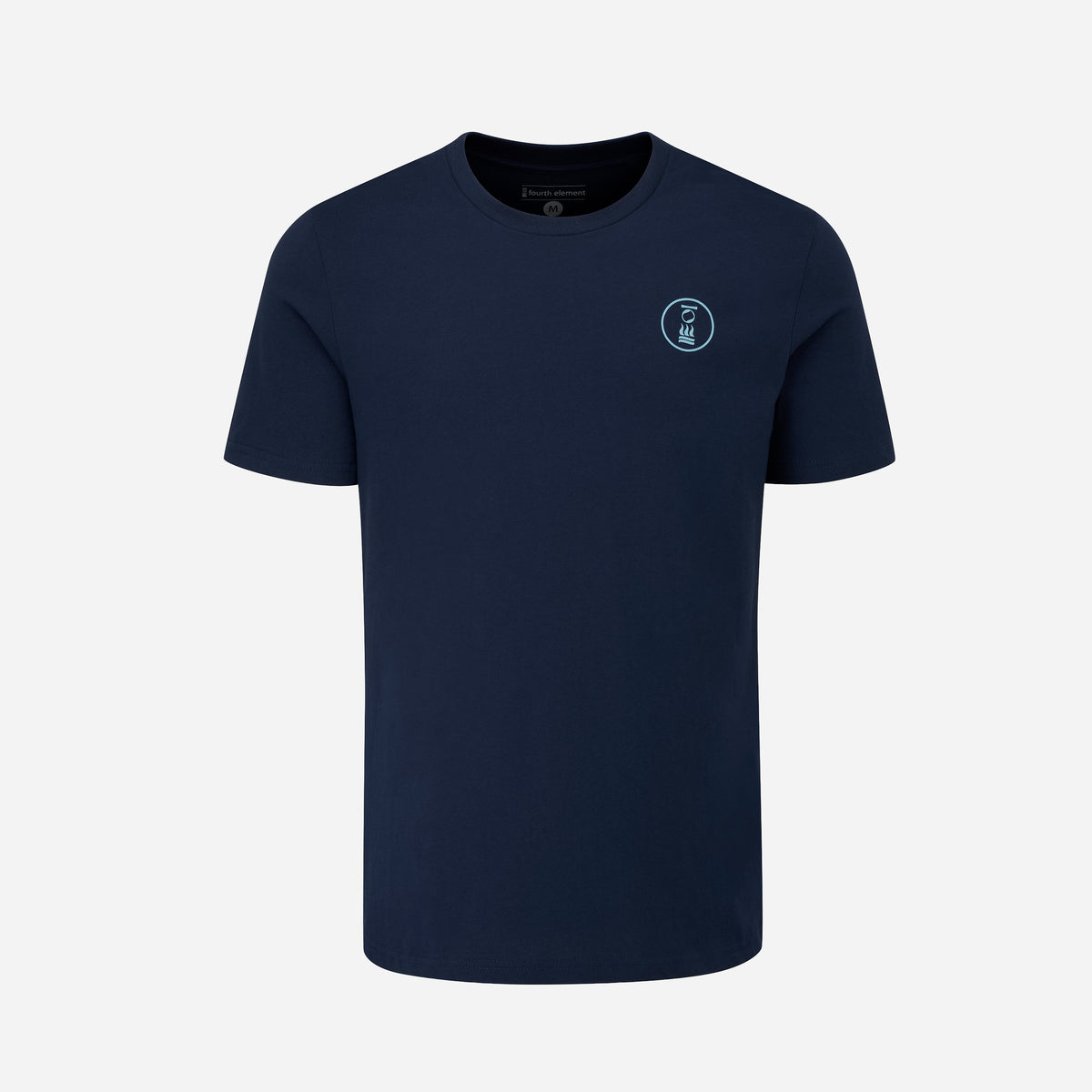 Fourth Element Men's Plastic Free T-Shirt, Navy, front view