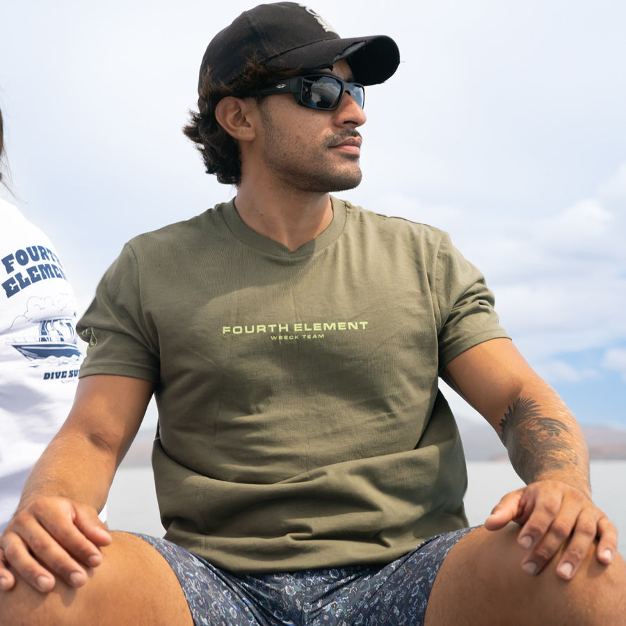 Fourth Element Men's MS Zenobia T-Shirt, worn by a diver