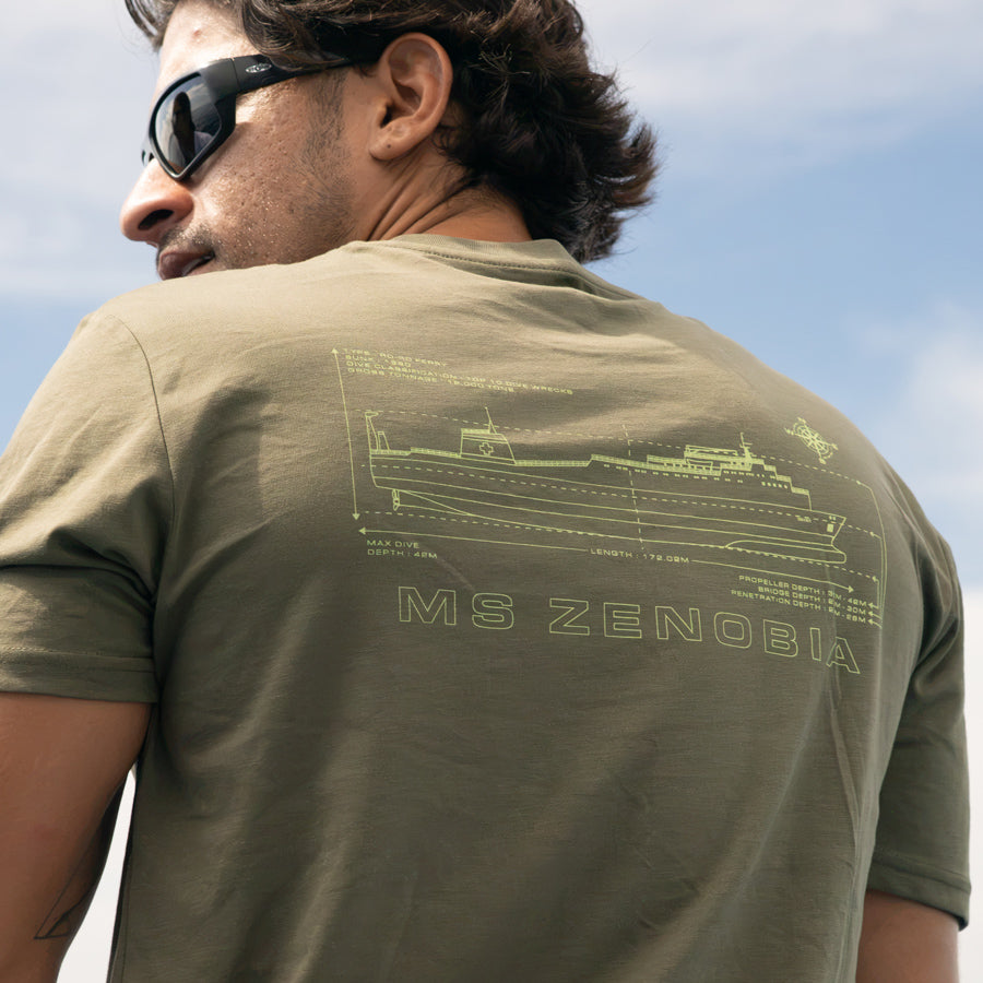 Fourth Element Men's MS Zenobia T-Shirt, worn by a diver