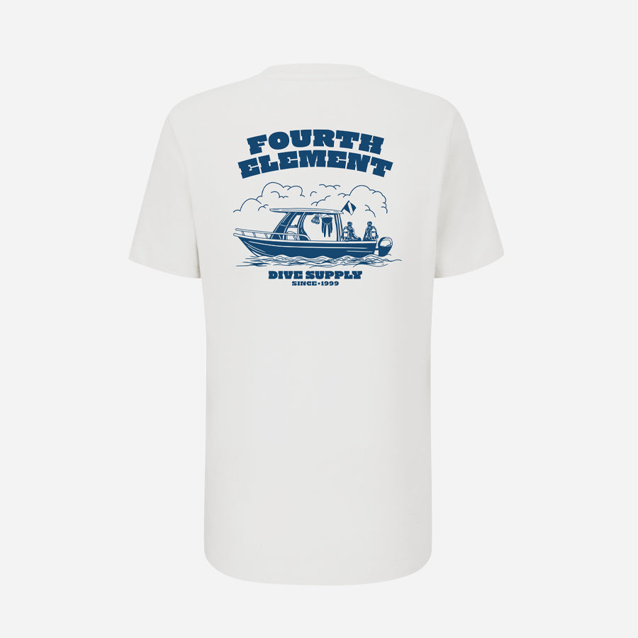 Fourth Element Women's Dive Boat T-Shirt, worn by a diver